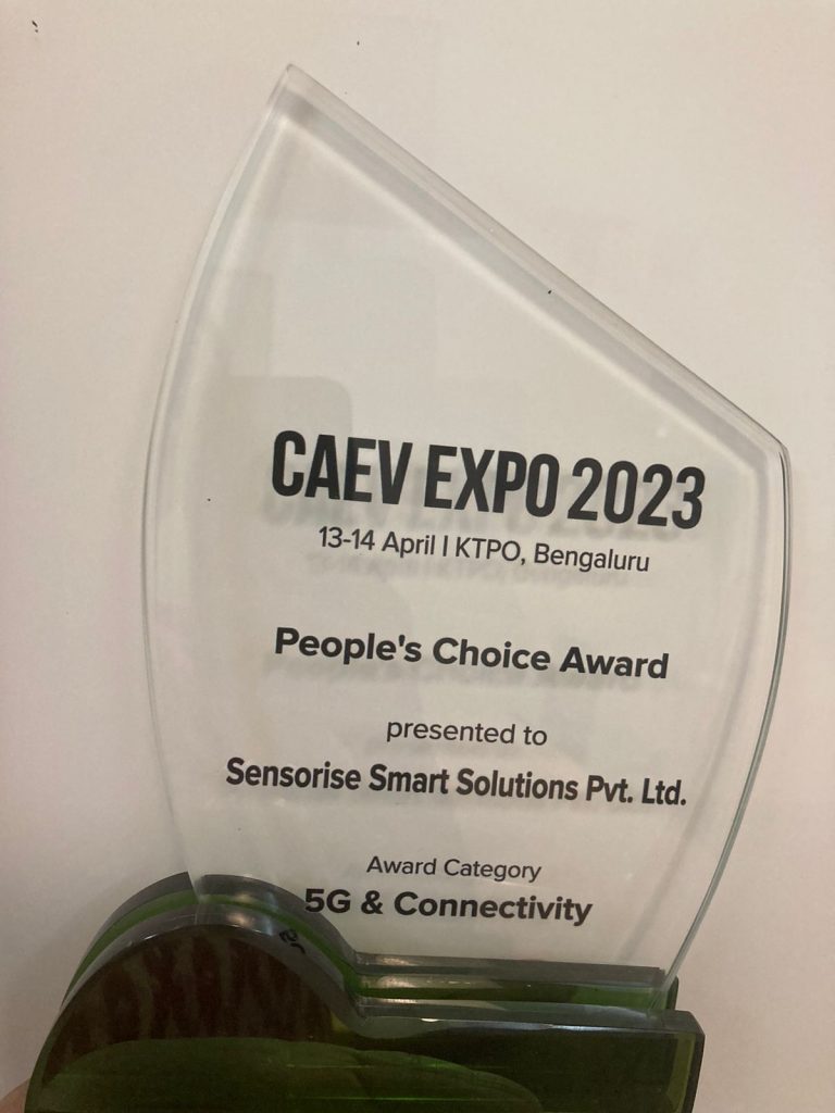 Sensorise wins 5G & Connectivity award